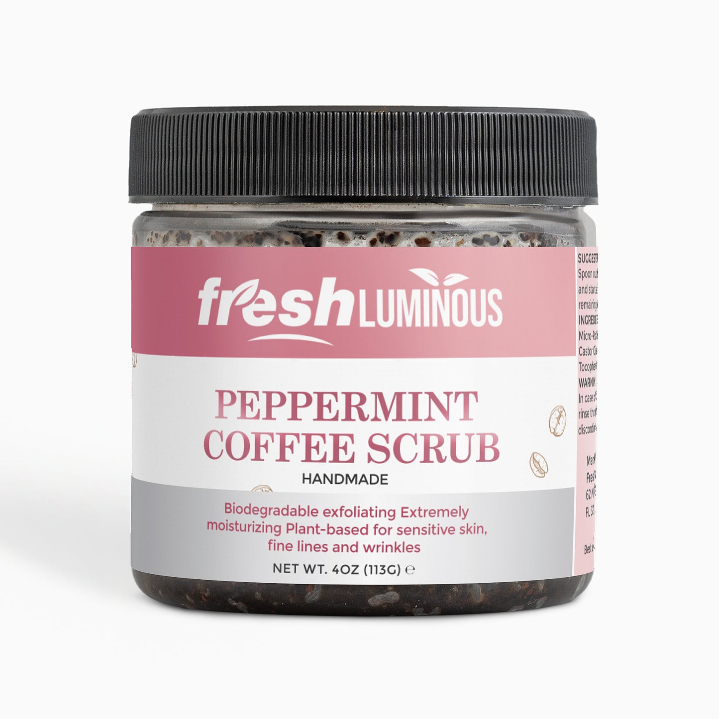 Peppermint Coffee Scrub